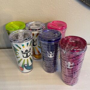 Royal Caribbean International Tumblers Set of 6 Coca Cola Collaboration